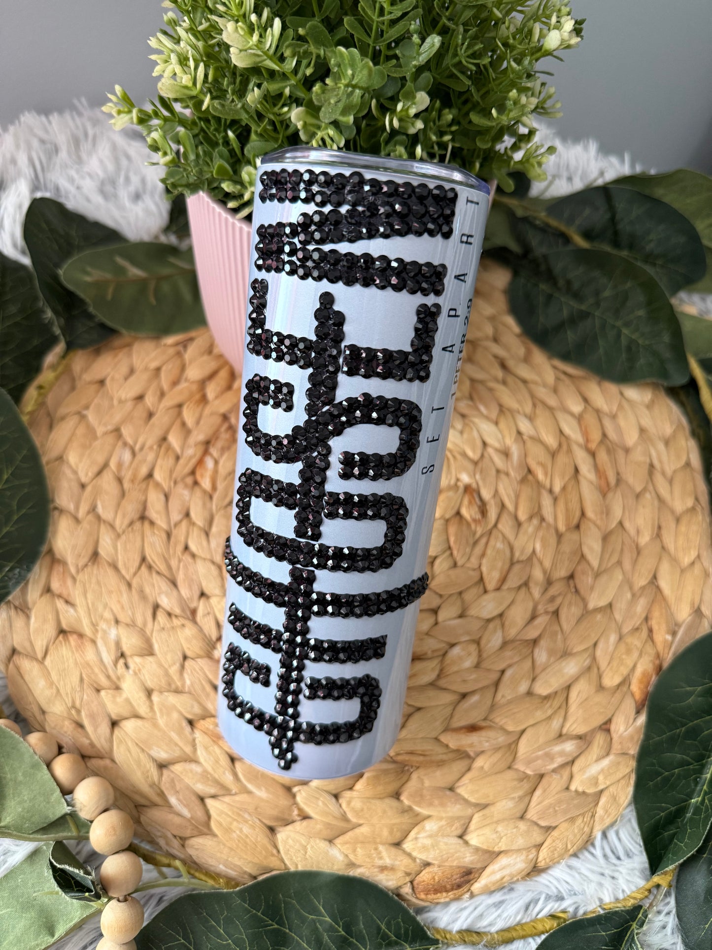 Chosen Set Apart Rhinestone Tumbler 1 Peter 2:9