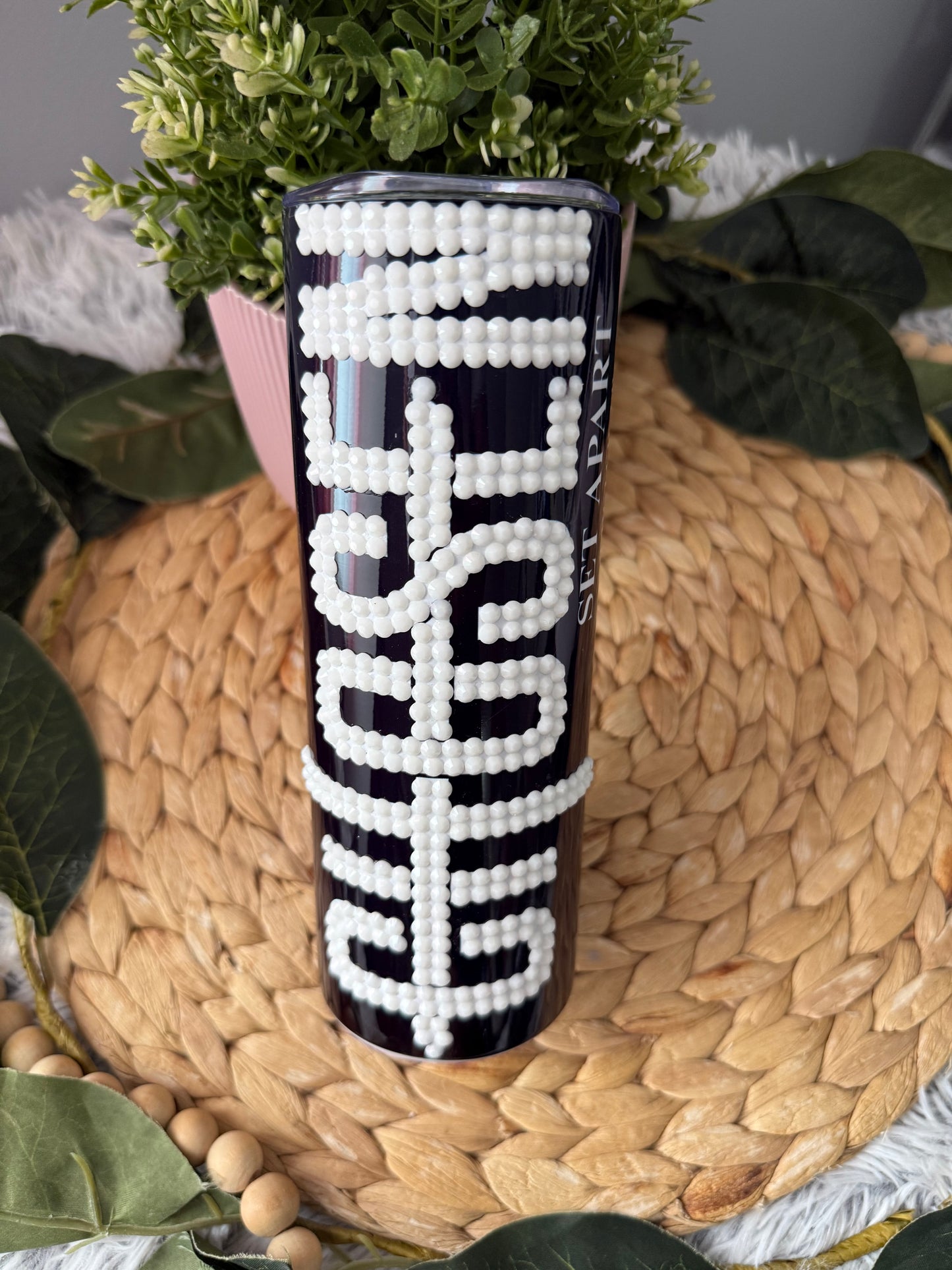 Chosen Set Apart Rhinestone Tumbler 1 Peter 2:9